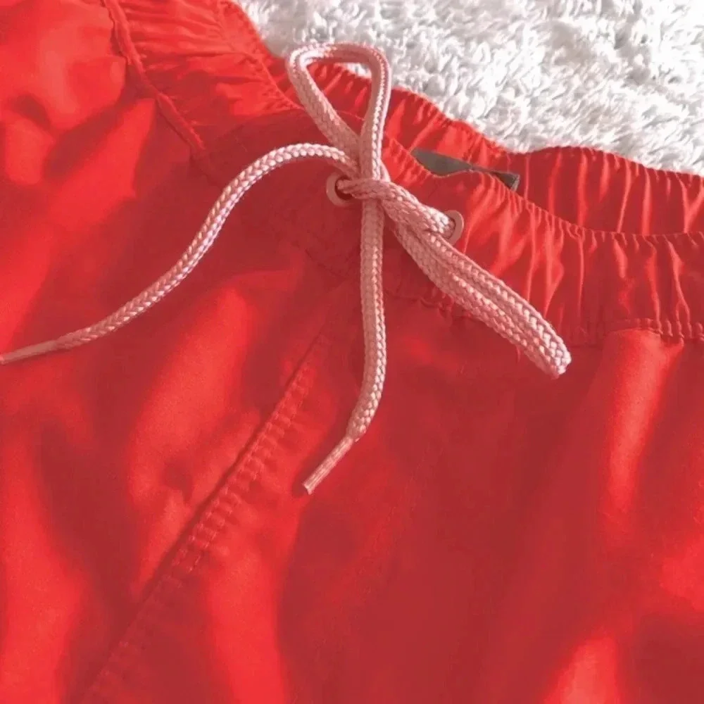 ASOS Men’s Orange Swim Shorts Size Small Pink Drawstring Mesh Lined - Picture 4 of 11